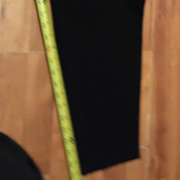 Faux Leather Ponte Leggings Ava & Viv Black 3x - Picture 7 of 7